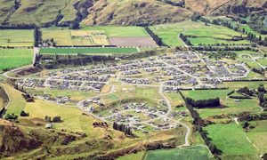 Aerial view showing how survey mapping supports residential development planning